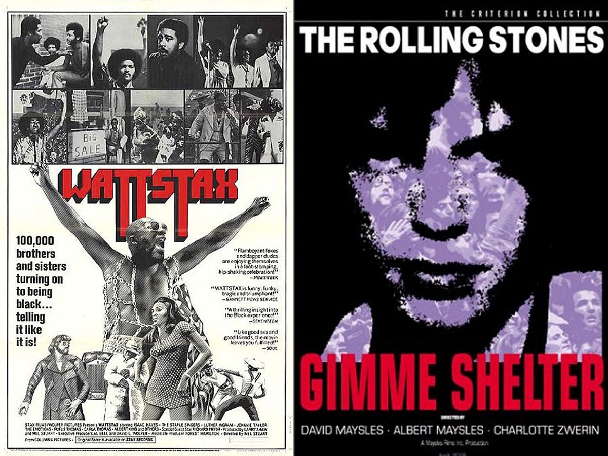 Kunsthalle Exnergasse and The Music Appreciation Society present a  screening of Wattstax and Gimme Shelter